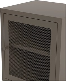 Сиво нощно шкафче Fayna – Marckeric