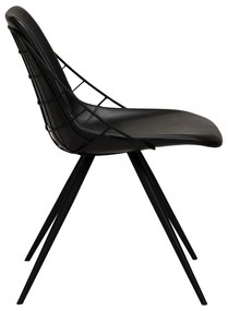 Стол за хранене от черна изкуствена кожа Sway - DAN-FORM Denmark