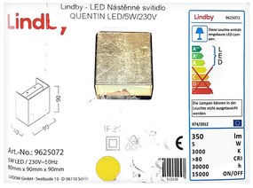 Lindby - LED Аплик QUENTIN LED/5W/230V