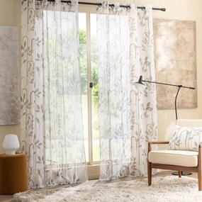 Сива завеса от воал 140x240 cm Roseris – douceur d'intérieur