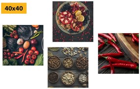 Комплект картини – Кулинарни специалитети