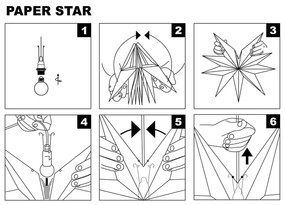 Блестяща звезда Solvalla White, 100 cm - Markslöjd