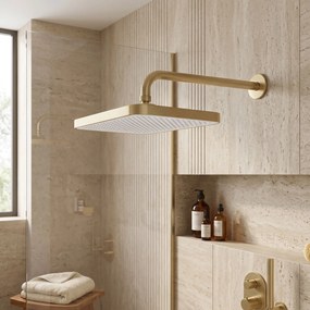 Правоъгълна душ пита REA JS-032 Brushed Gold