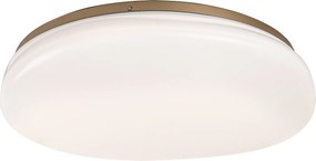 Rabalux Caliope, плафон за баня, златна метална лампа, 24W, с абажур: 1700, без абажур: 2400, 4000, 41x39,5см В10см, IP44,