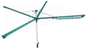 Градинска сушилня за дрехи в сребрист цвят 60 m Linomatic 600 Deluxe Cover – LEIFHEIT