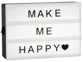 Бял LED фенер (височина 10,5 cm) – Hilight