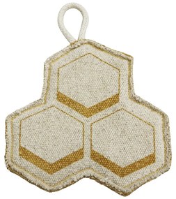 Кремаво памучно детско килимче за игра 90x130 cm Pollination – Lorena Canals