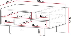 Масичка за кафе Nubia-Mauro-Xriso