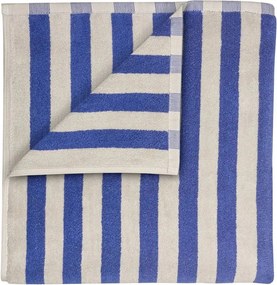 Синя/кремава хавлиена кърпа от органичен памук от тери 70x140 cm Arto – Blomus