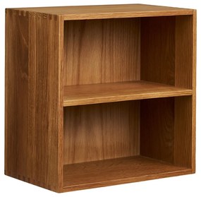 На няколко нива стенен рафт от масивен дъб в естествен цвят 18 cm Townsville – House Nordic