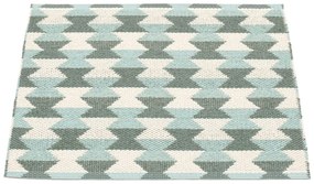 Зелен и тюркоазен килим за открито и закрито 60x70 cm Dana Army – Pappelina