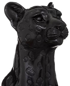 Декоративна фигура atmosphera Leopard, Смола, 90 cm - Черен