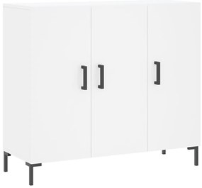 828108 vidaXL Сайдборд, бял, 90x34x80 см, инженерно дърво