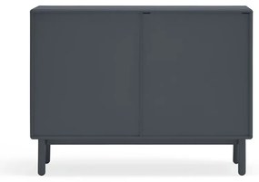 Тъмно сив нисък скрин 120x90 cm Corvo - Teulat