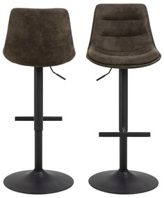 Тъмнозелен бар стол с регулируема височина (височина на седалката 86 cm) Adisa – Actona