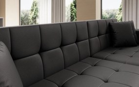 Ъглов диван Gessola-Right-Black