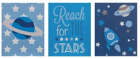 Детски картини в комплект от 3 броя 16x20 cm Reach for the Stars - Premier Housewares