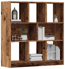 855788 vidaXL Шкаф за книги от старо дърво 97,5x29,5x100 см ПДЧ