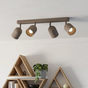 Eglo 44164 - Точково осветително тяло TILSTON 4xE14/40W/230V бежово