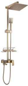 REA-P7050 - Душов комплект със смесител JACK в матирано злато