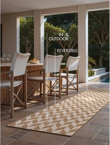 Кремава/в естествен цвят пътека за открито и закрито 80x200 cm Haringey Terrick – Ted Baker