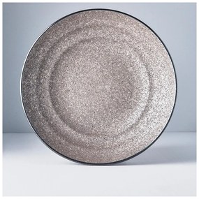 Бежова керамична купа за сервиране, ø 29 cm Earth - MIJ