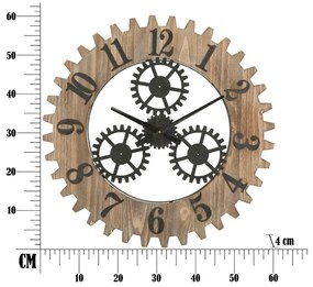 Стенен часовник Ingranaggio Plus, ø 60 cm - Mauro Ferretti