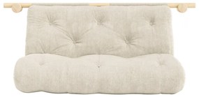 Кремав разтегателен диван от рипсено кадифе 135 cm Hooked – Karup Design