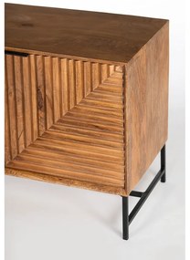 Маса за телевизор от масивно манго в естествен цвят 160x58x40 cm Nereida – MOME