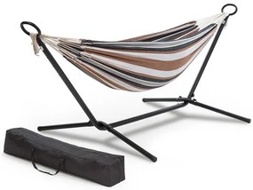 Blumfeldt Sri Lanka Swing, люлеещ се хамак, стоманена рамка, 160 кг max., райе