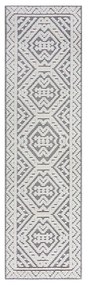 Сива пътека от шенил подходяща за пране 60x240 cm Jaipur – Flair Rugs