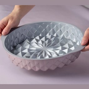 Форма за печене Dr.Oetker Mandala 2557, 26 см, Кръгла, Алуминиева отливка, Розово злато