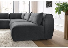 Сив ъглов диван (променлив) Jeanne - Bobochic Paris