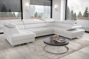 Ъглов диван Gelito Max II LTHR-Leuko-Right