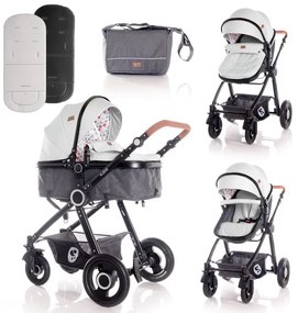 Детска комбинирана количка ALEXA LORELLI - Light GREY