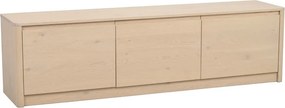 Скрин от декор от дъб в светло естествен цвят 180x50x40 cm Melstone – Rowico