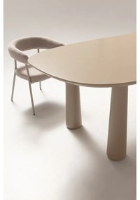 Бежова масичка за кафе с боров плот 110x220 cm Nahia – MOME