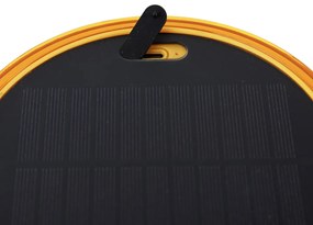 Настолна лампа оранжева пластмаса с LED соларна акумулаторна IP44 - Ambar