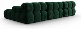 Зелен кадифен диван 285 cm Bellis - Micadoni Home