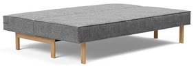 Сив разтегателен диван 200 cm Sly wood - Innovation