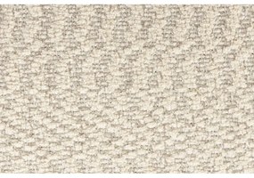 Кремаво въртящо се кресло от букле Seina – Dutchbone