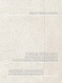 Кремав ръчно изработен кръгъл килим със смес от вълна ø 160 cm Kari Organic – Villeroy&amp;Boch