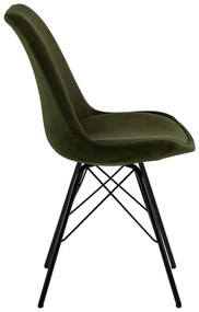 Тъмнозелен трапезен стол Eris - Actona