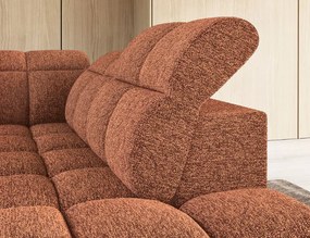 Ъглов диван Chicago-Оранжев-Десен