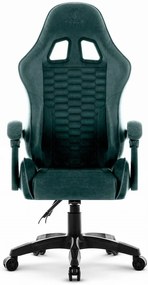 Геймърски стол HC-1000 GREEN - кадифена тъкан