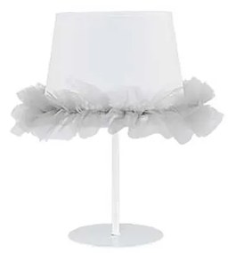 Duolla - Детска Настолна лампа BALLET 1xE14/40W/230V бяла/сива