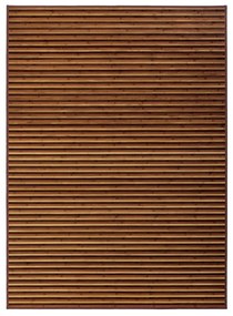 Бамбуков килим в кафяво и цвят горчица 180x250 cm – Casa Selección