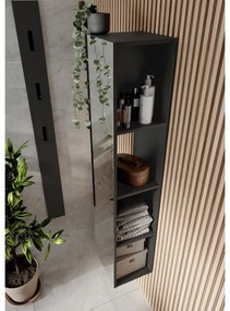 Шкаф за баня в цвят антрацит 31x144 cm Vasio - Germania