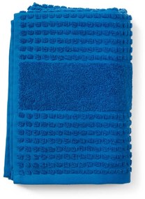 Синя кърпа от органичен памук 50x100 cm Check - JUNA