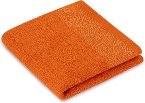 Оранжеви/бежови памучни хавлии и кърпи за баня в комплект от 6 бр. от тери Bellis – Restilo